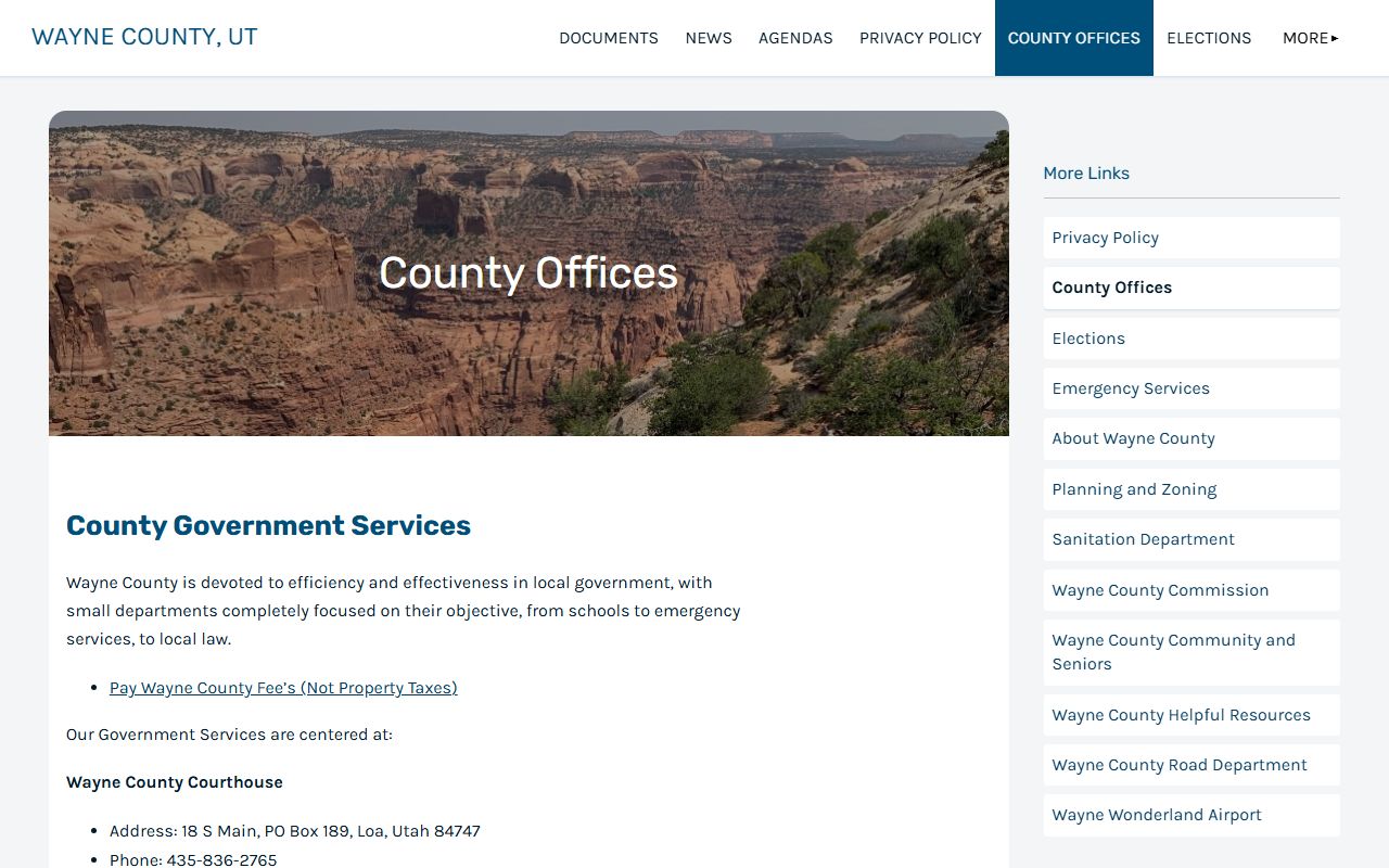 Wayne County inmate records county offices and sheriff contacts